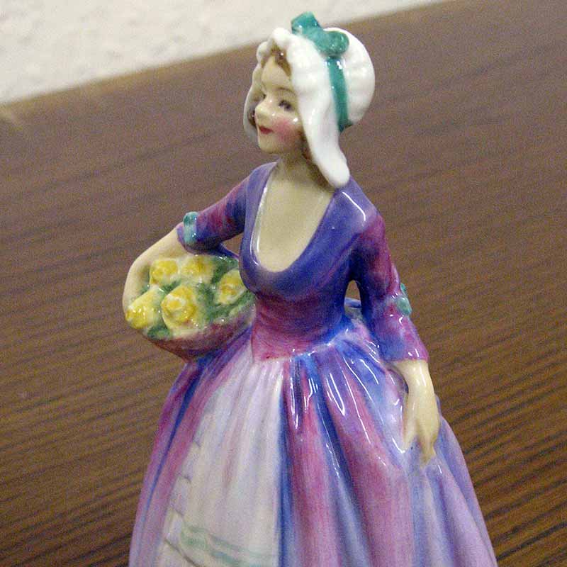 Royal Doulton 'Janet' Figurine Repair - After Royal Doulton 'Janet' Figurine Repair - After