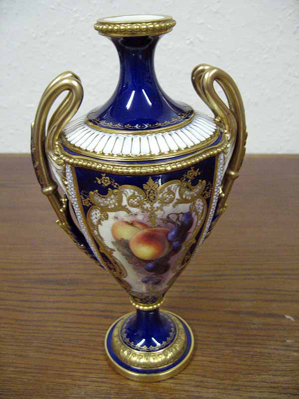 Royal Worcester Vase Restoration - After Royal Worcester Vase Restoration - After
