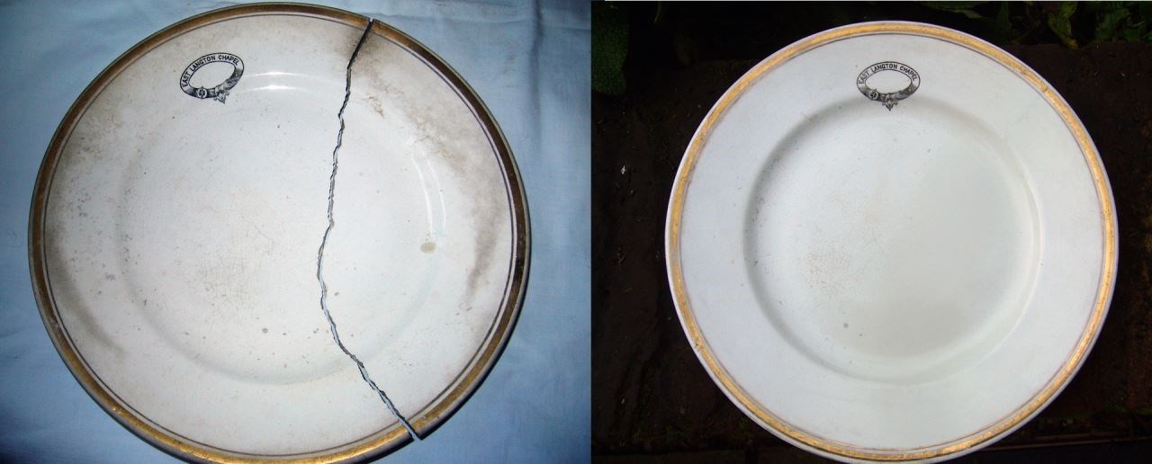 Broken China Plate Repairs